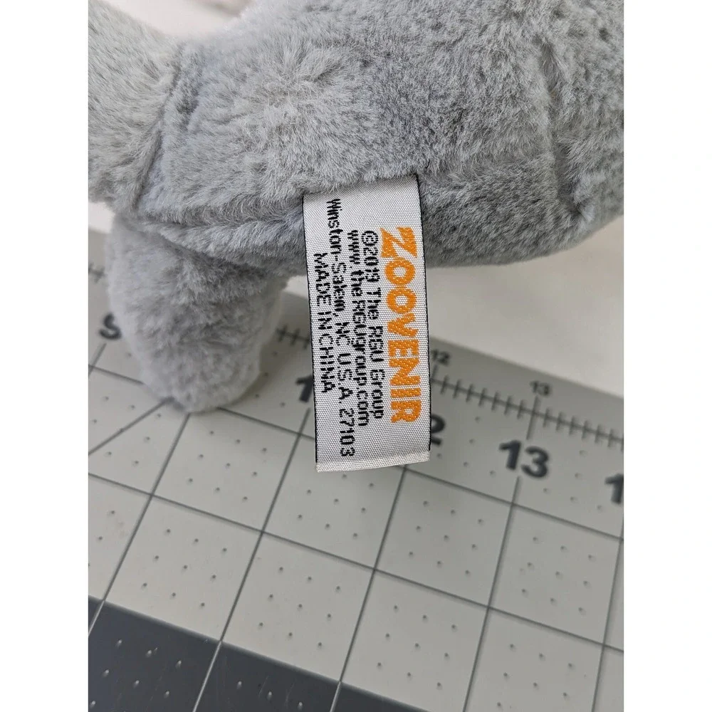 Gray Dolphin Porpoise Plush 9 Inch Florida Shirt Zoovenir 2019 RGU Group Stuffed